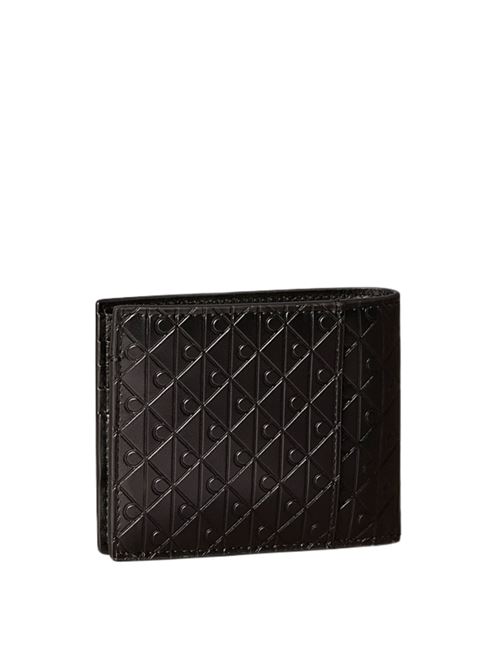 Portafoglio a libro in pelle con monogramma Calvin Klein | LV04D1129GUB1